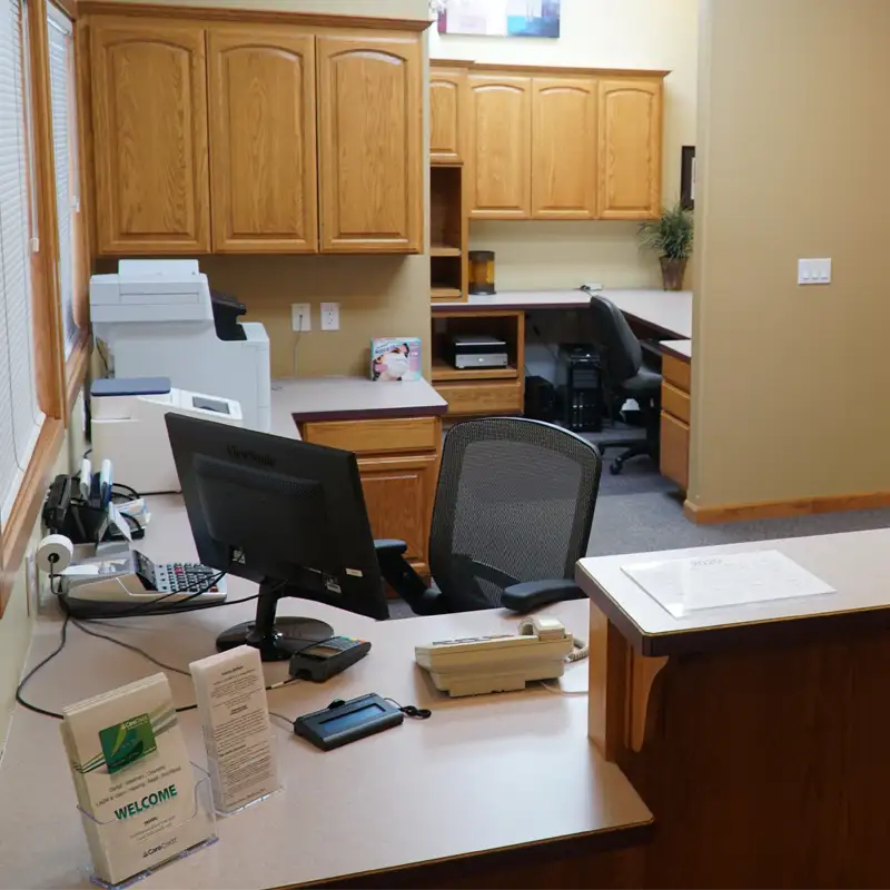 The front office at Osborne Dentistry 