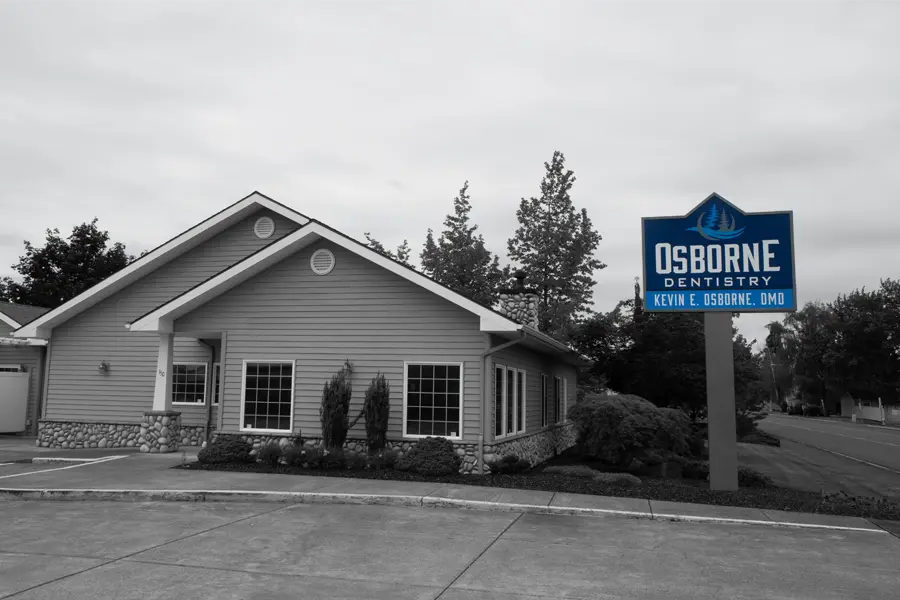 The front of the office at Osborne Dentistry 