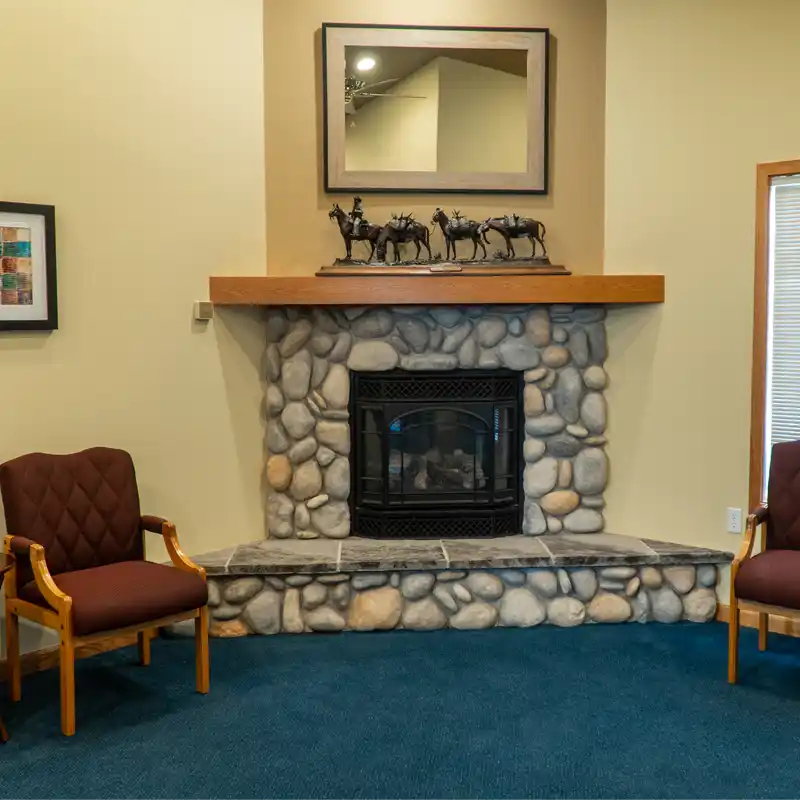  The waiting area at Osborne Dentistry 